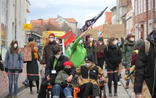 Demonstrationszug Klimastreik